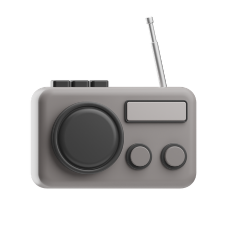 Radio  3D Icon