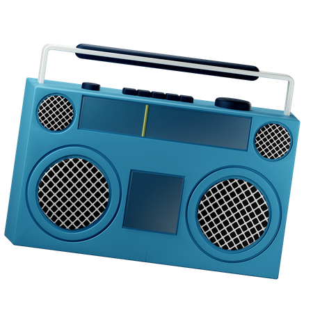 Radio  3D Icon
