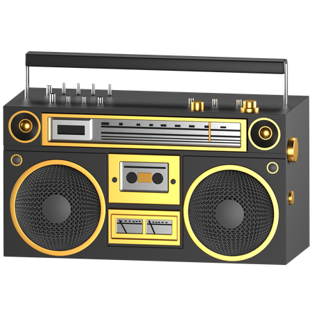 Radio  3D Icon