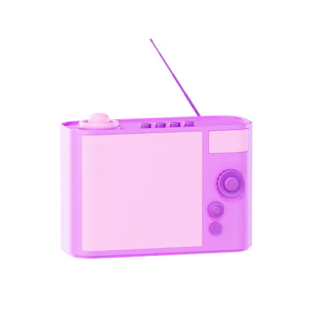 Radio  3D Illustration