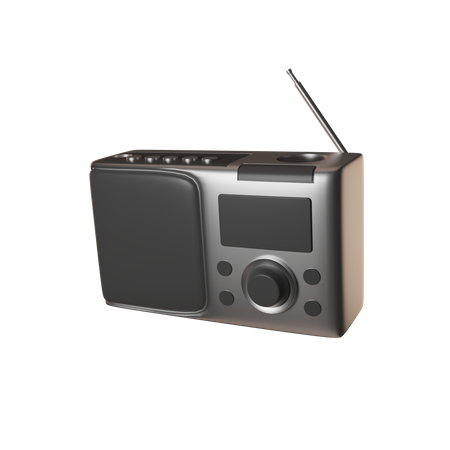 Radio  3D Illustration