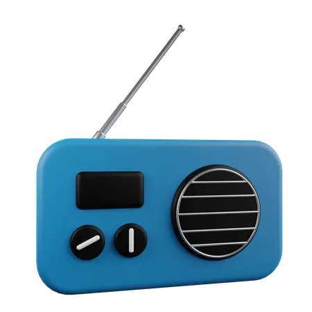 Radio  3D Illustration