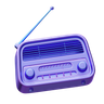 3d radio player logo
