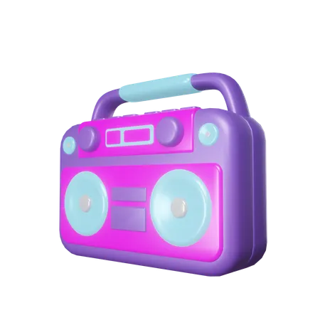 Bande radio  3D Icon