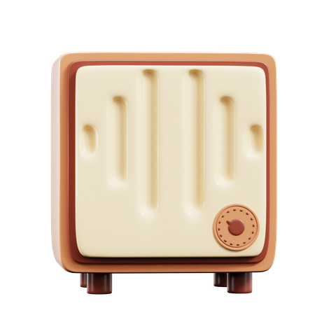 Radio classique  3D Icon