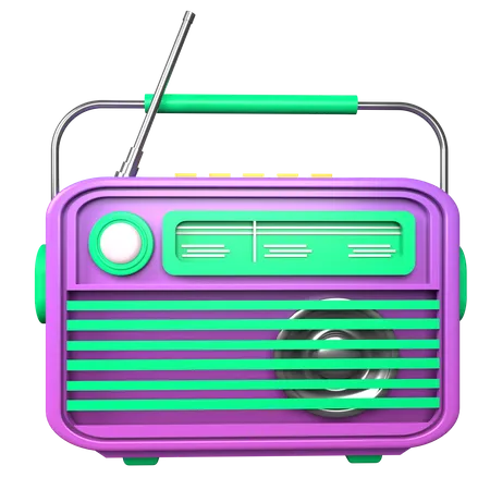 Radio classique  3D Icon