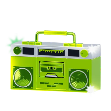 Radio FM  3D Icon