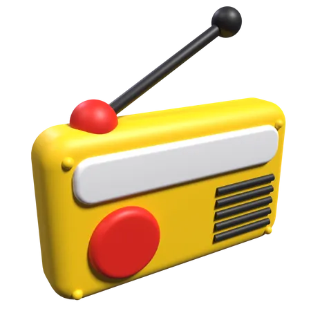 Radio FM  3D Icon