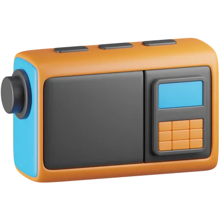 Radio intelligente  3D Icon