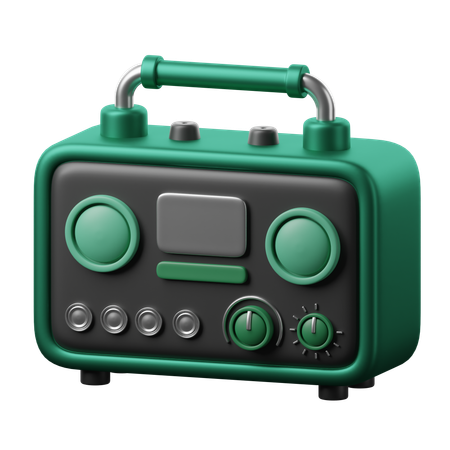 Radio militaire  3D Icon