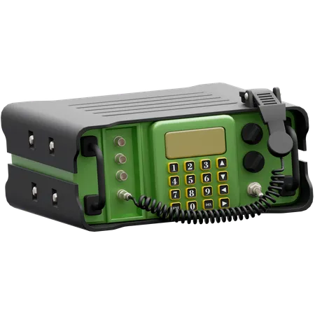 Radio militaire  3D Icon