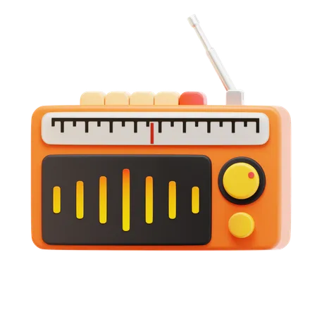 Radio Podcast  3D Icon