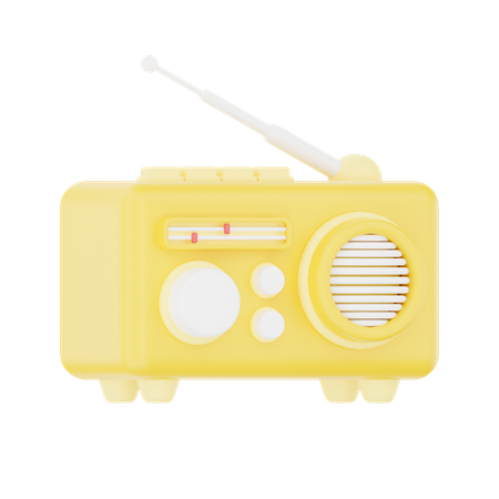 Radio Podcast  3D Icon