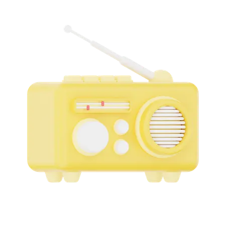 Radio Podcast  3D Icon