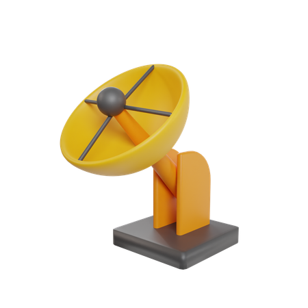 Radio Signal  3D Icon