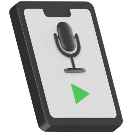 Radio teléfono inteligente  3D Icon