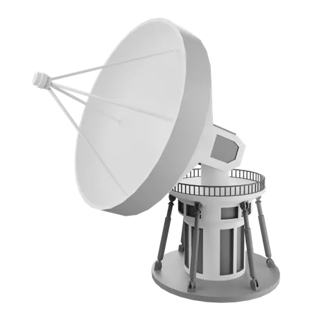 Rádio telescópio  3D Icon