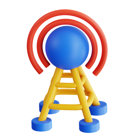 Radio Tower  3D Icon