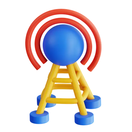 Radio Tower  3D Icon