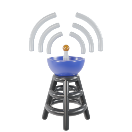 Radio Tower  3D Icon