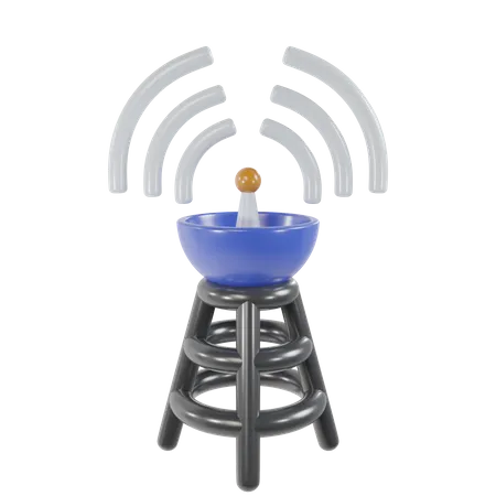 Radio Tower  3D Icon