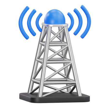 Radio Tower  3D Icon