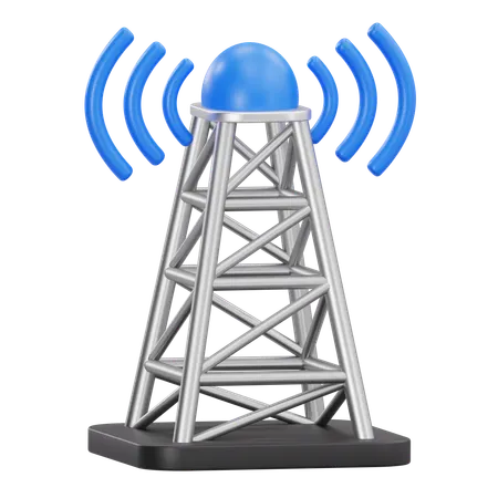 Radio Tower  3D Icon