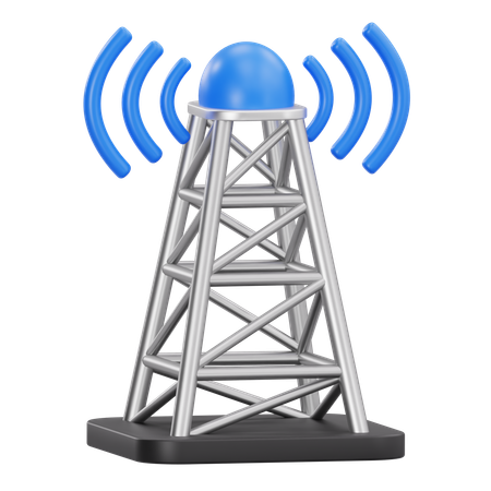 Radio Tower  3D Icon