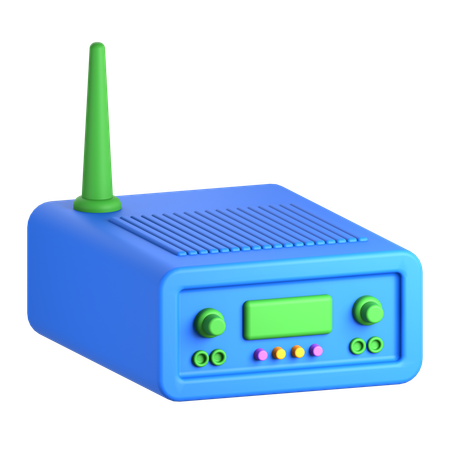 Radio Transmitter  3D Icon