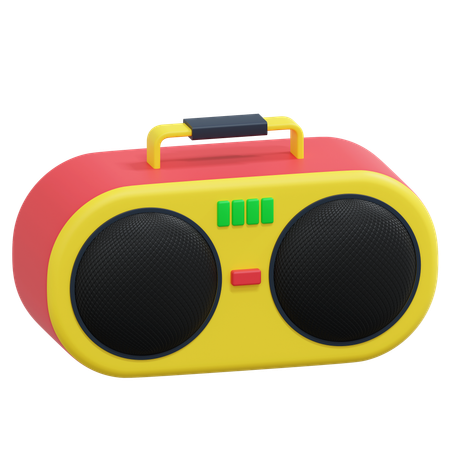 Radio vieja  3D Icon