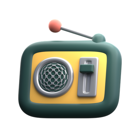 Radios antiguas  3D Icon