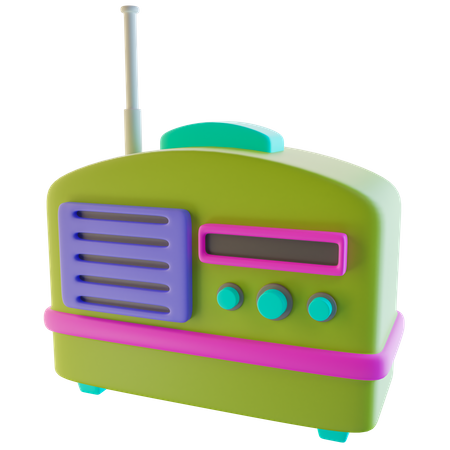 Radios antiguas  3D Icon