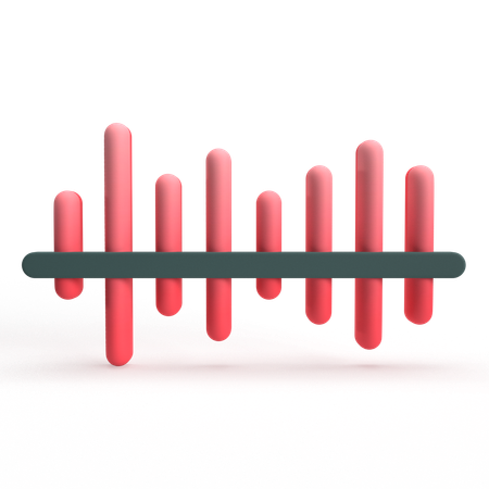 Radio waves  3D Icon
