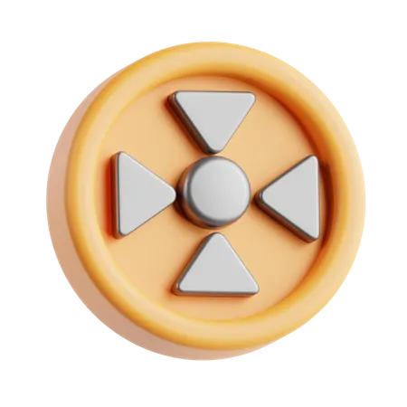 Radioactif  3D Icon