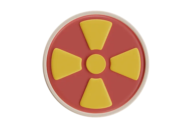 Radioactive  3D Icon