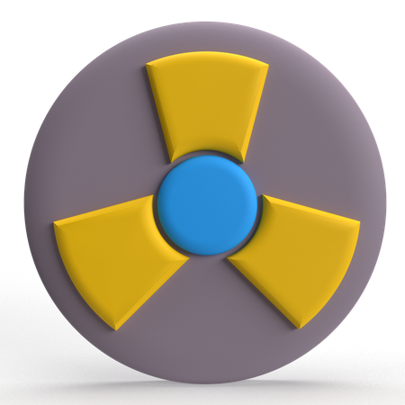 Radioactive  3D Icon
