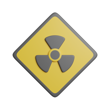 Radioactive  3D Icon