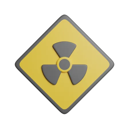 Radioactive  3D Icon