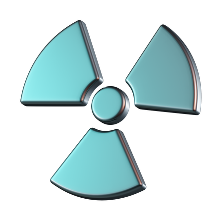 Radioactive  3D Icon