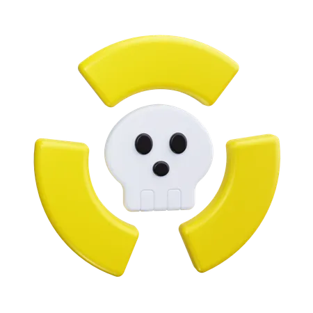 Radioactive  3D Icon