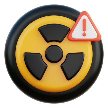 Radioactive  3D Icon