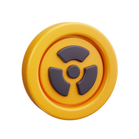 Radioactive  3D Icon