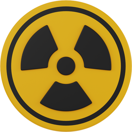 Radioactive  3D Icon