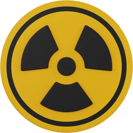 Radioactive  3D Icon