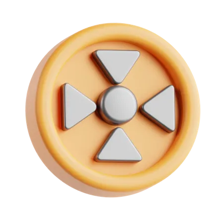 Radioactive  3D Icon