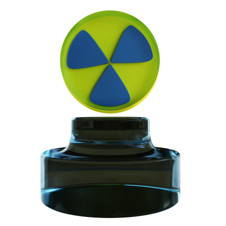 Radioactive Material  3D Icon
