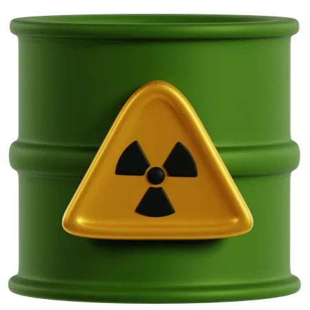 Radioactive Military Waste Storage  3D Icon