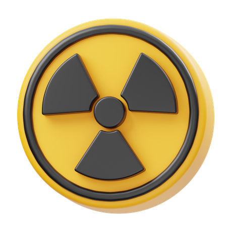 Radioactive Sign  3D Icon