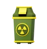 radioactive trash can