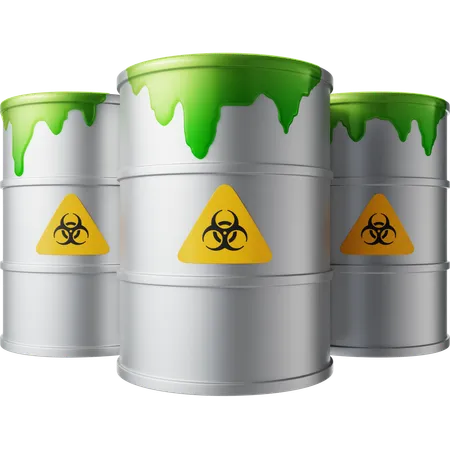 Radioactive waste  3D Icon